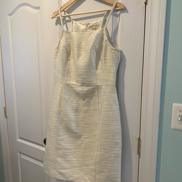 Anthropologie | Dresses | Anthropologie White And Gold Knit Dress | Poshmark Anthropologie | Dresses | Anthropologie White And Gold Knit Dress | Poshmark